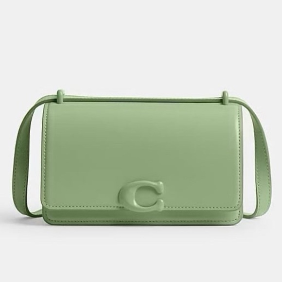 Coach 1941 Bandit Crossbody Bag in Minotone Pale Pistachio Luxe Calf Leather NWT - Picture 1 of 14